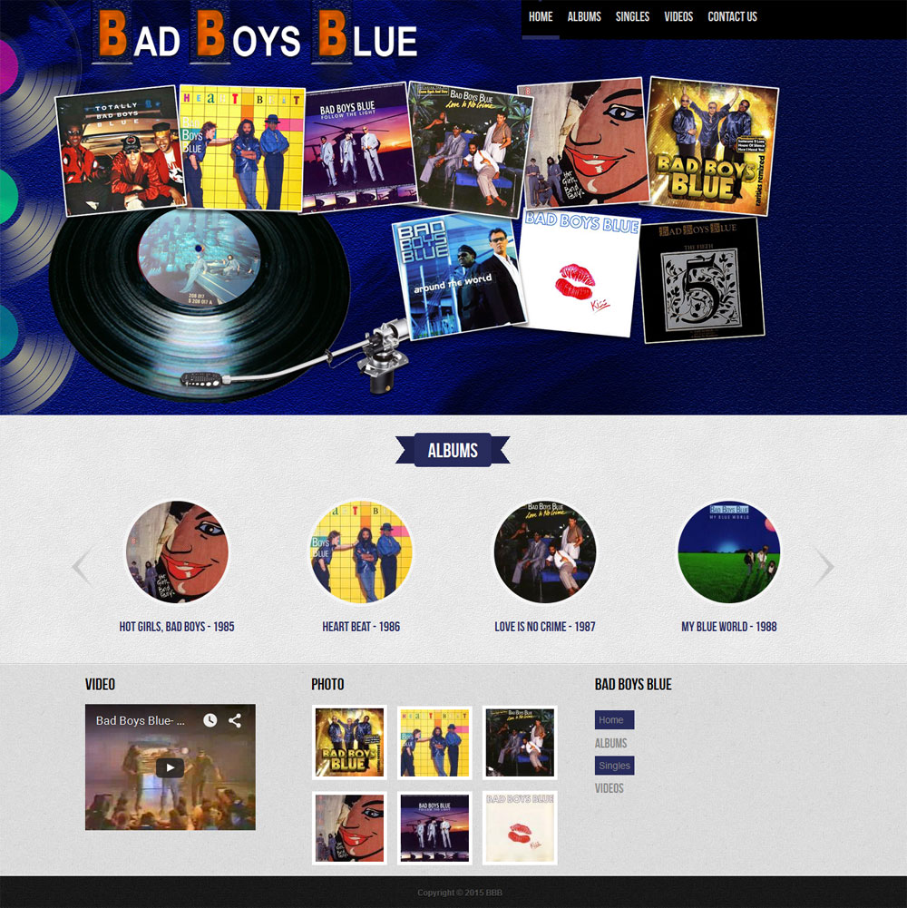 сайт фаната группы Bad Boys Blue