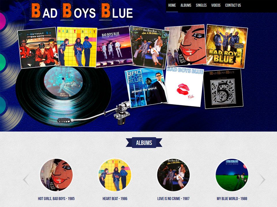сайт фаната группы Bad Boys Blue