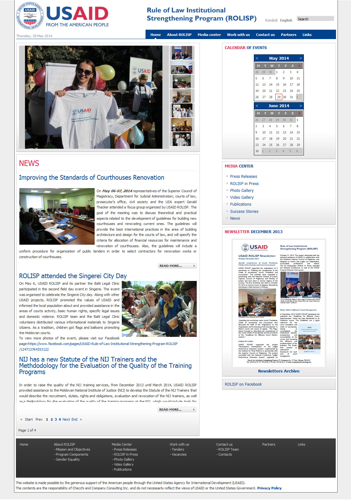 USAID Rule of Law Institutional Strengthening Program (ROLISP)